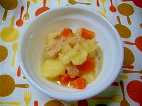 赤ちゃん用 ツナじゃが 離乳食 レシピ 作り方 By Shino8631 楽天レシピ 赤ちゃん用 ツナじゃが 離乳食 レシピ 作り方 By Shino8631 楽天レシピ